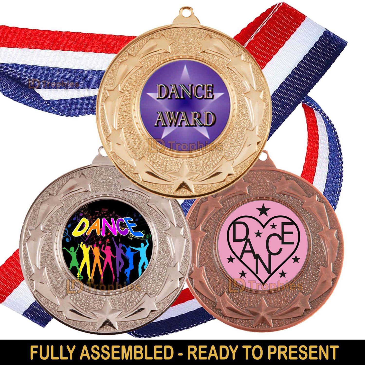 Dance Medal & Ribbon Packs - Various Sizes