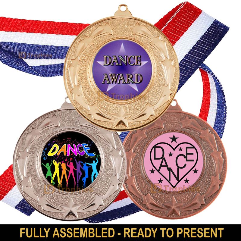 Dance Medal & Ribbon Packs - Various Sizes