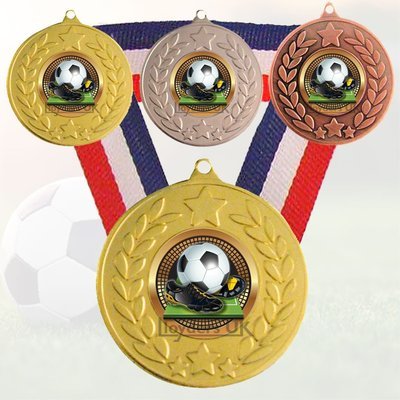 Football Medal & Ribbon
