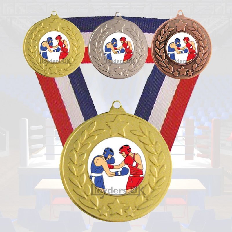 Boxing Medal & Ribbon