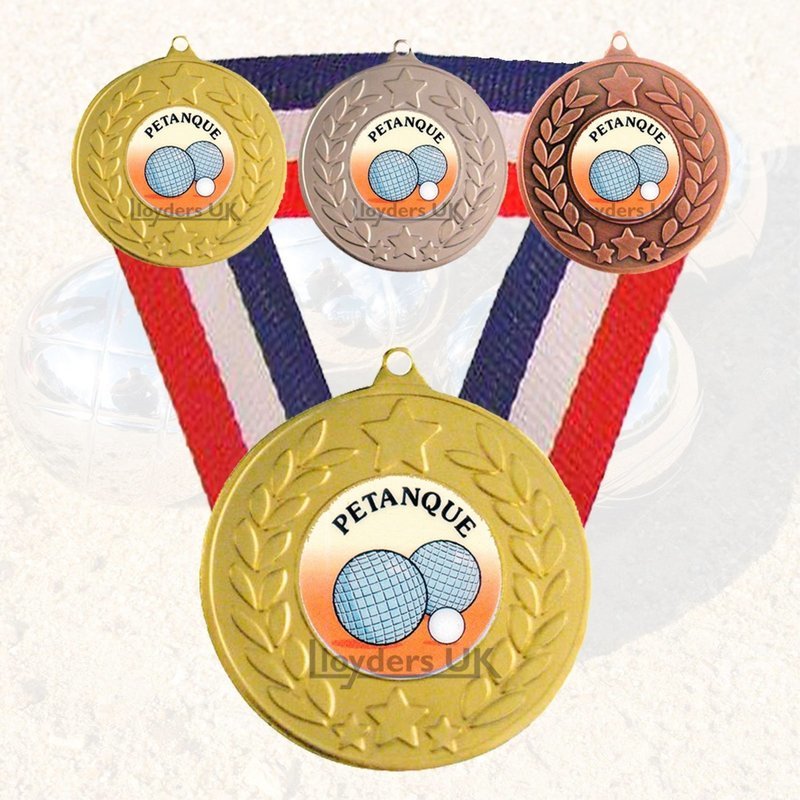 Petanque Medal & Ribbon