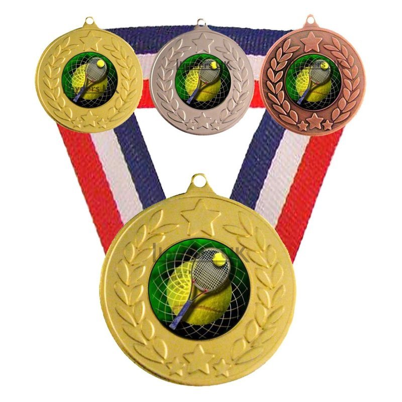 Tennis Medal & Ribbon