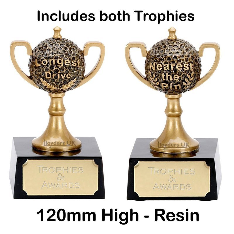 Longest Drive & Nearest the Pin Trophies
