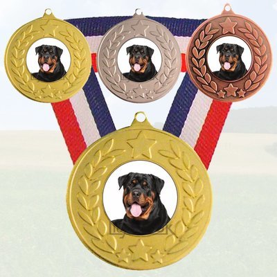 Dog Medal & Ribbon - Rottweiler