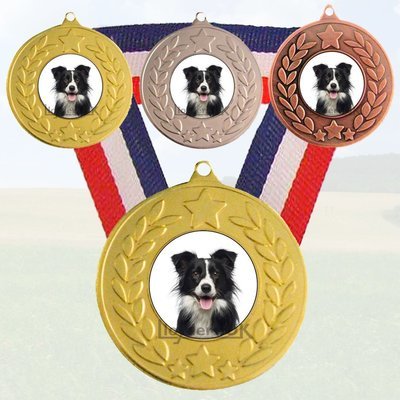Dog Medal & Ribbon - Collie