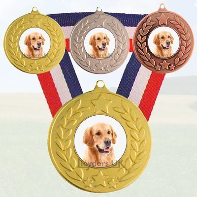 Dog Medal & Ribbon - Labrador