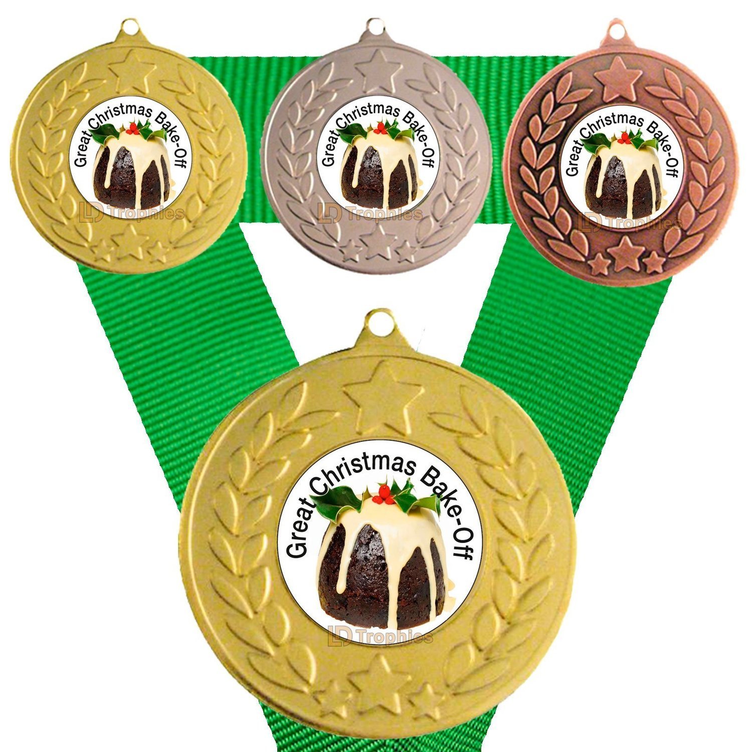Christmas Bake Off Medal & Ribbon