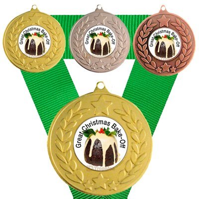 Christmas Bake Off Medal & Ribbon