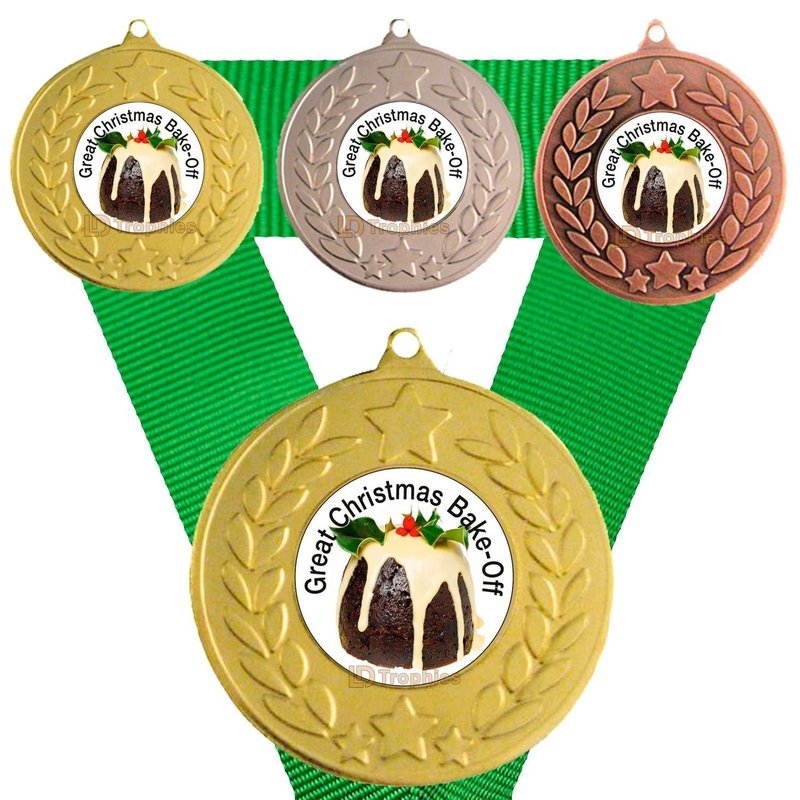Christmas Bake Off Medal & Ribbon