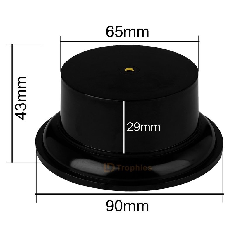 Round Trophy Base / Plinth 65mm