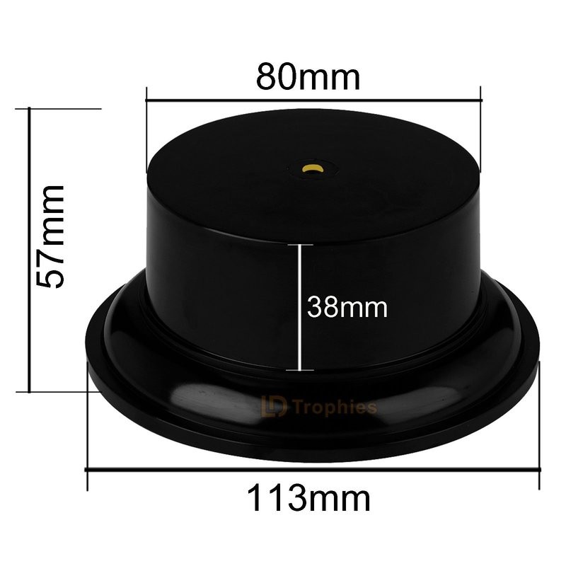 Round Trophy Base / Plinth 80mm