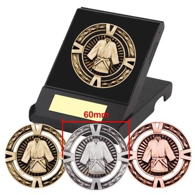Martial Arts Medal in Case 60mm