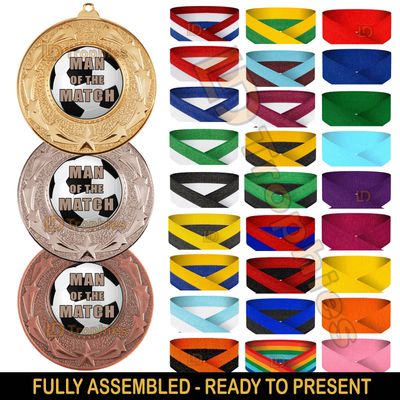 Man of the Match Medals & Ribbons - Various Packs Man of the Match Medals & Ribbons - Various Packs