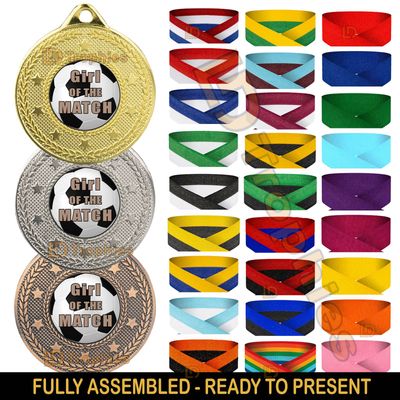 Girl of the Match Medals & Ribbons - Various Packs