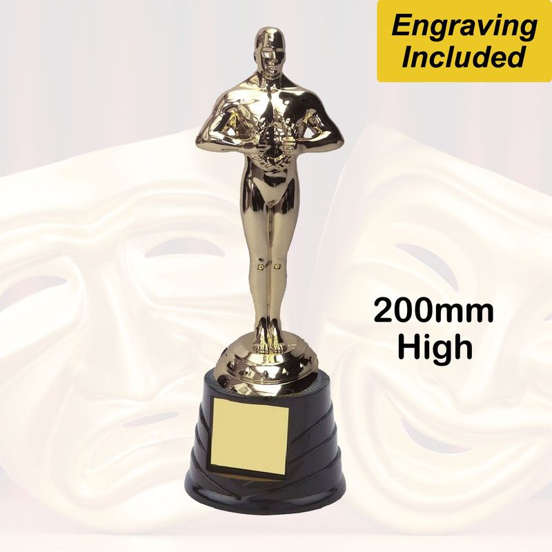 Drama / Oscar Trophies - Engraving Included