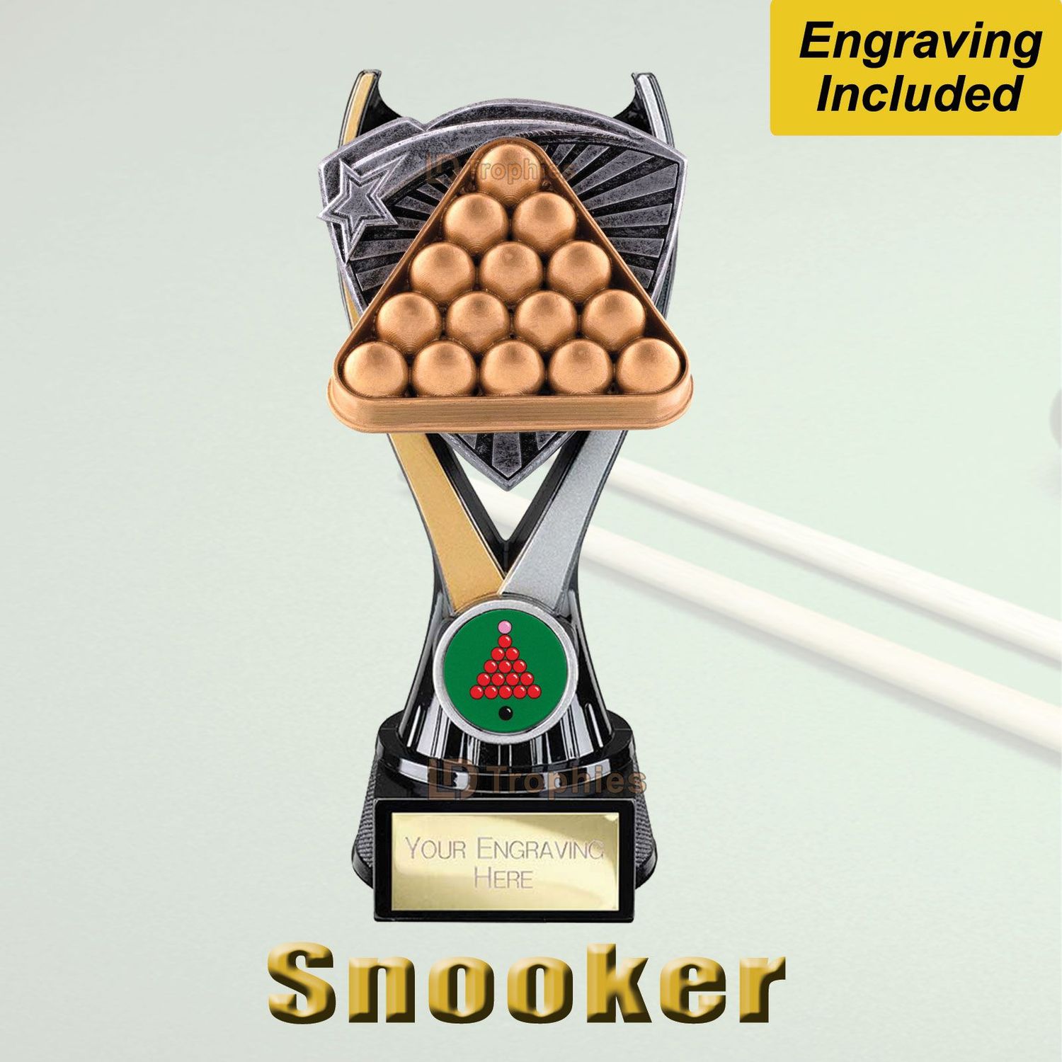 Snooker Trophies  - Engraving Included