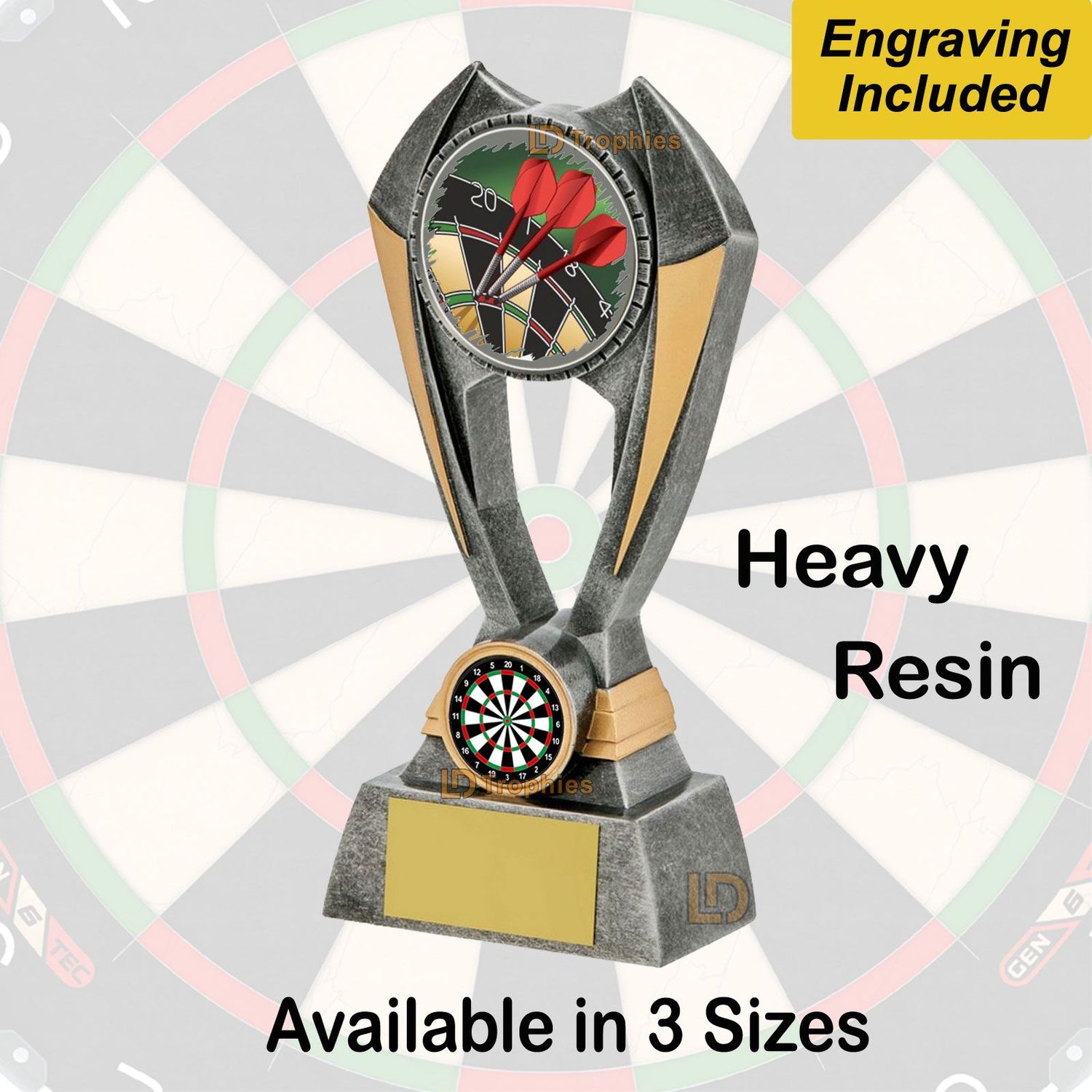 Darts Trophies (Resin) Engraving Included