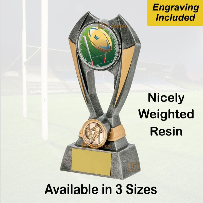 Rugby Trophies (Resin) Engraving Included