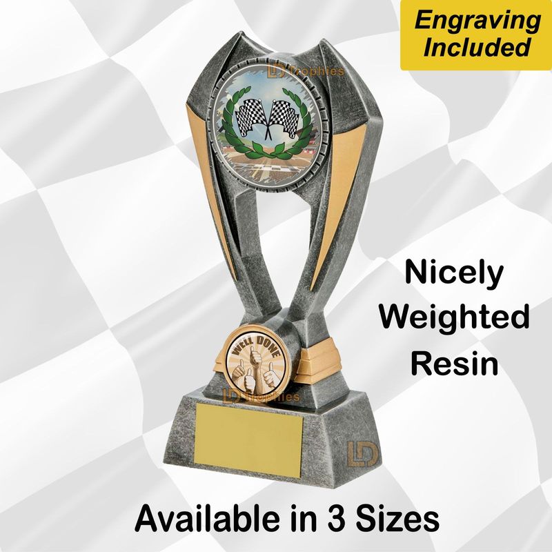 Motorsport Trophy (Resin) Engraving Included