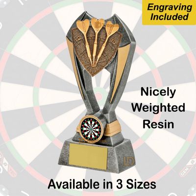 Darts Trophies (Resin) - Engraving Included