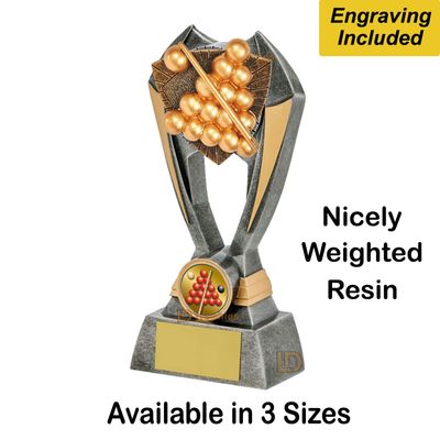 Snooker Trophies (Resin) Engraving Included