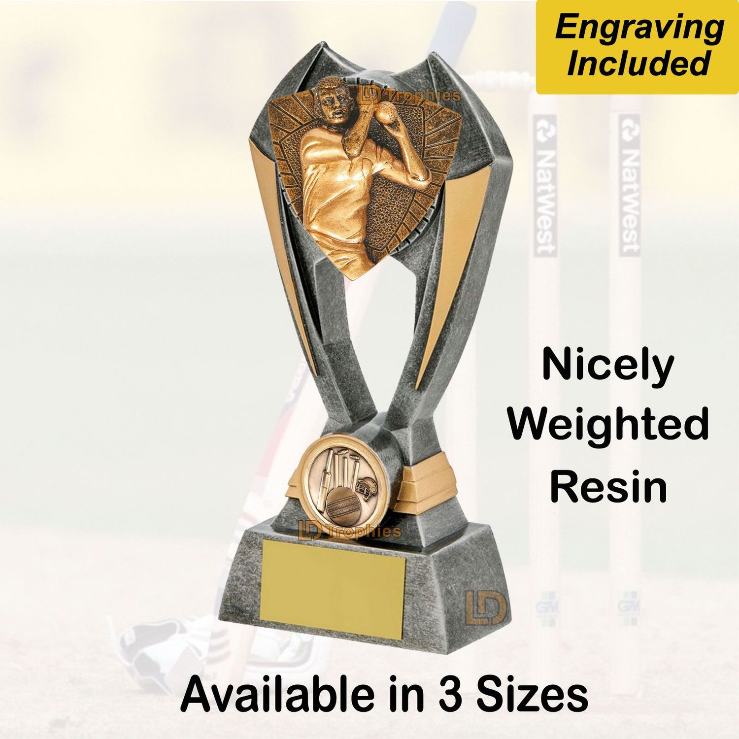 Cricket Trophies (Bowler) Engraving Included