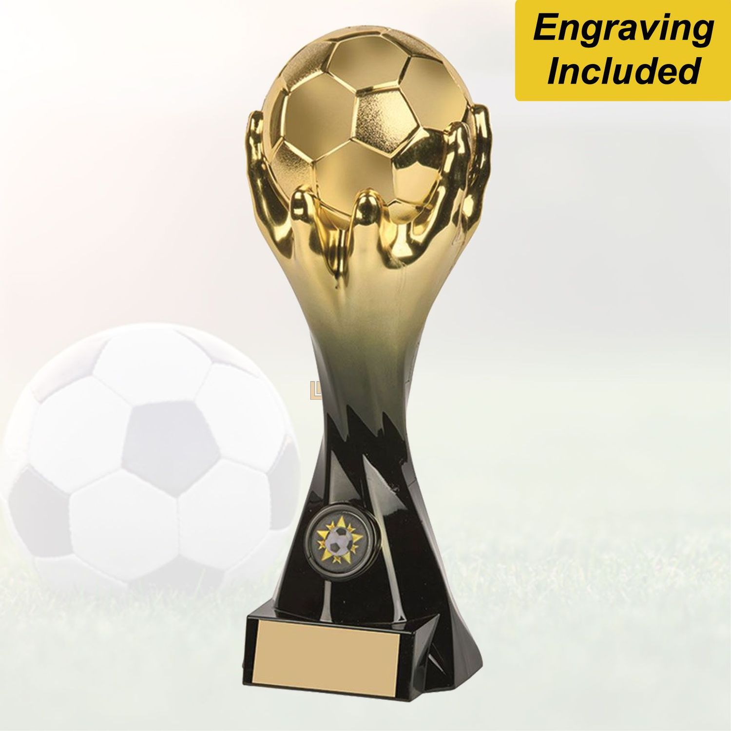 Football Trophy - Goalkeeping - Black/Gold