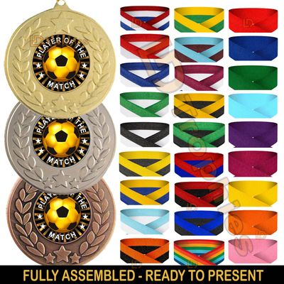 Player of the Match Medal & Ribbon Packs - M18 Player of the Match Medal & Ribbon Packs - M18