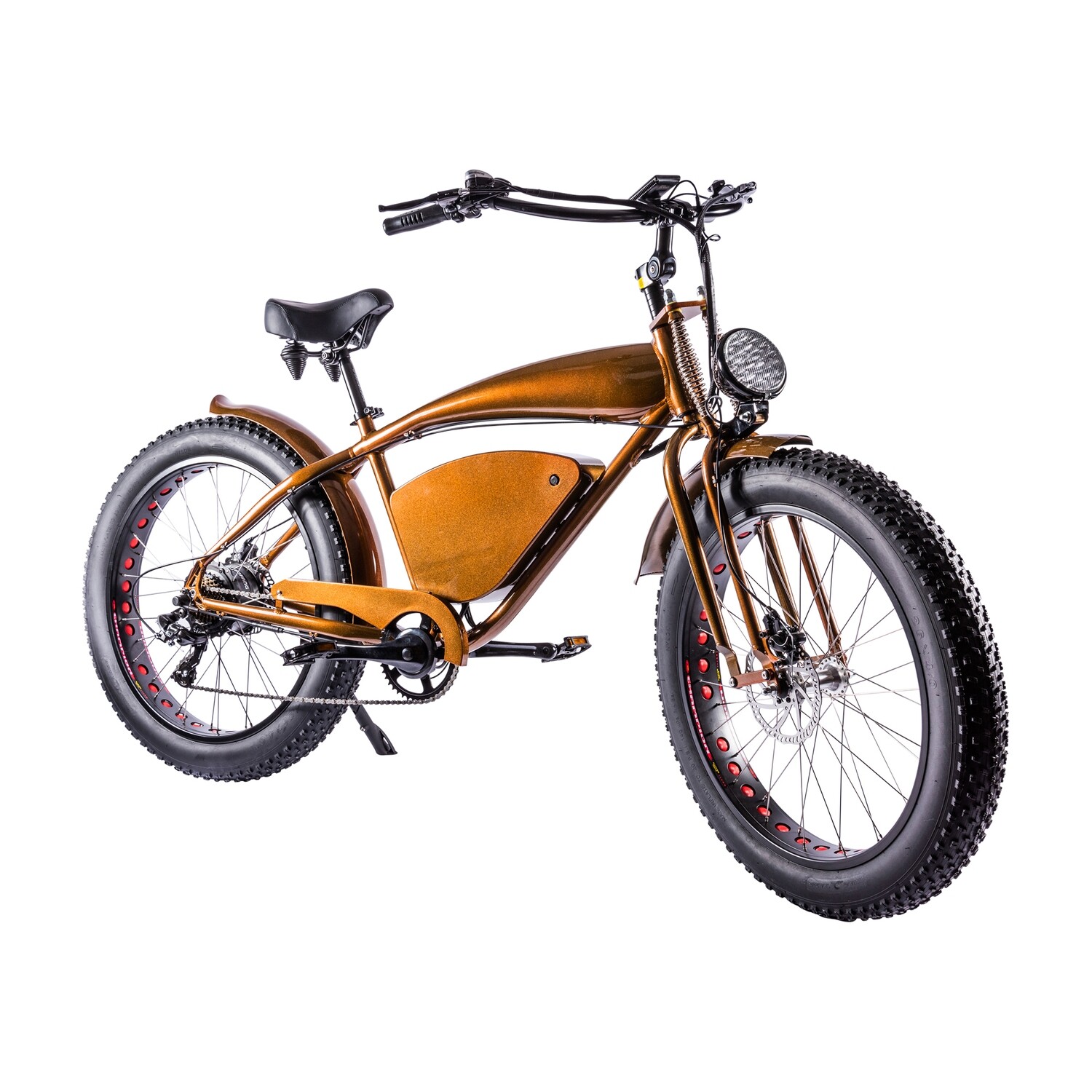 VintageCruiser Ebike Metallic Bruin