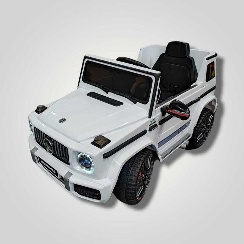 Mercedes G63 G klasse AMG 12V elektrische kinderauto 12 Volt wit