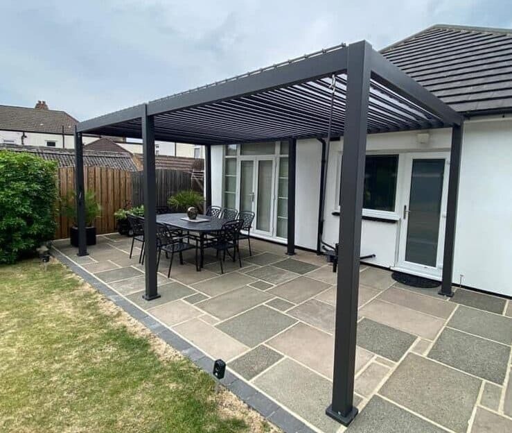 Rota Vented Pergola 3m x 6m