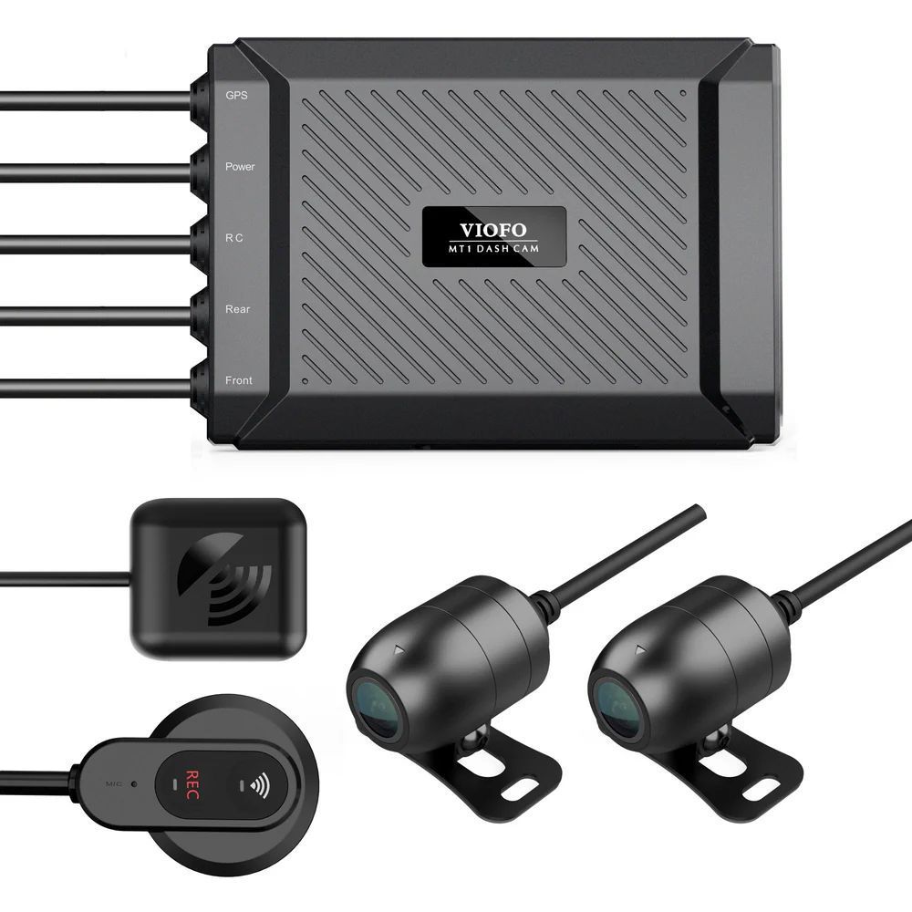 MT1 Dual Channel 1080P Motorcycle Dash Cam