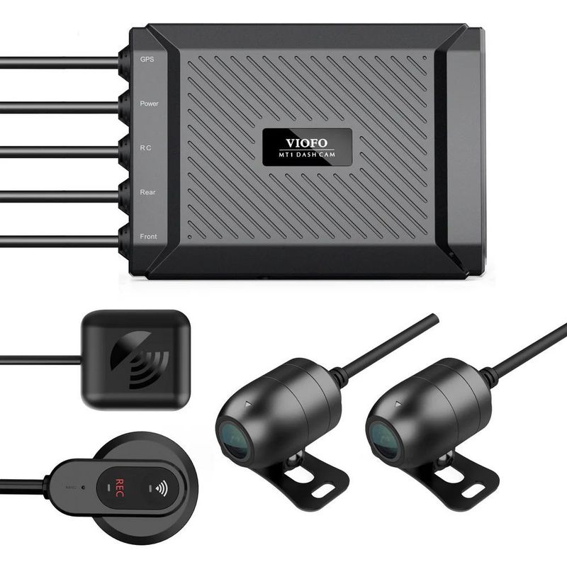 MT1 Dual Channel 1080P Motorcycle Dash Cam