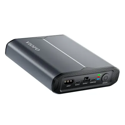VIOFO BP60 Auxiliary Battery Pack 5000mAh (64Wh) LiFePO4 / 20 Hours True 24/7 Parking Recording