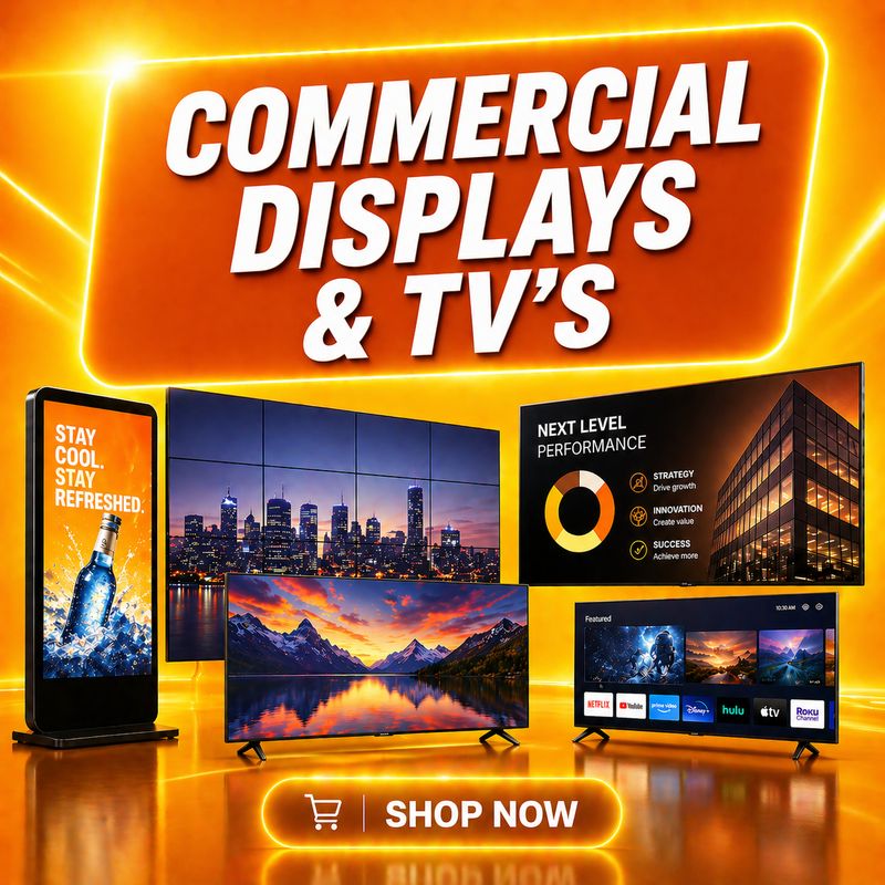 Commercial Displays &amp; TV's