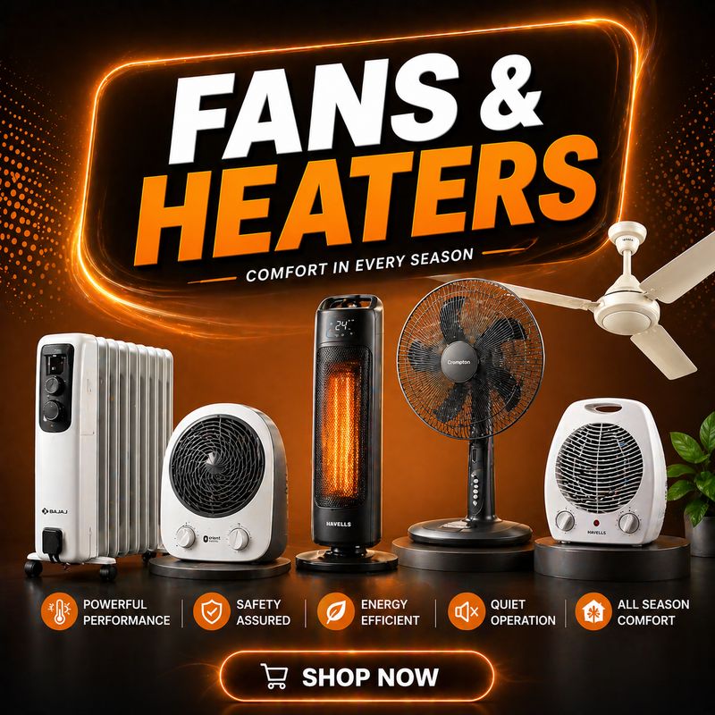 Fans &amp; Heaters