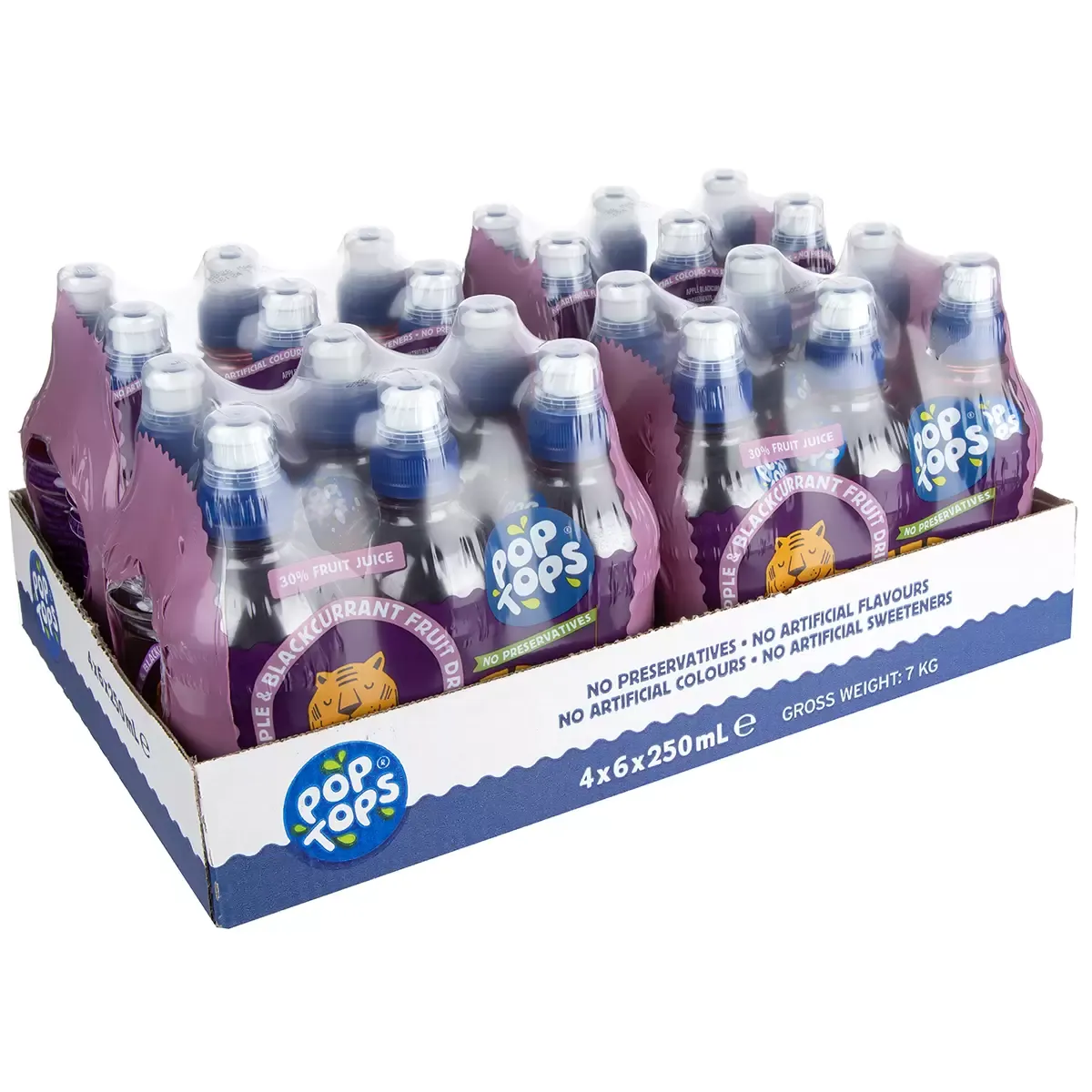 Pop Tops Black Current 24 x 250ml