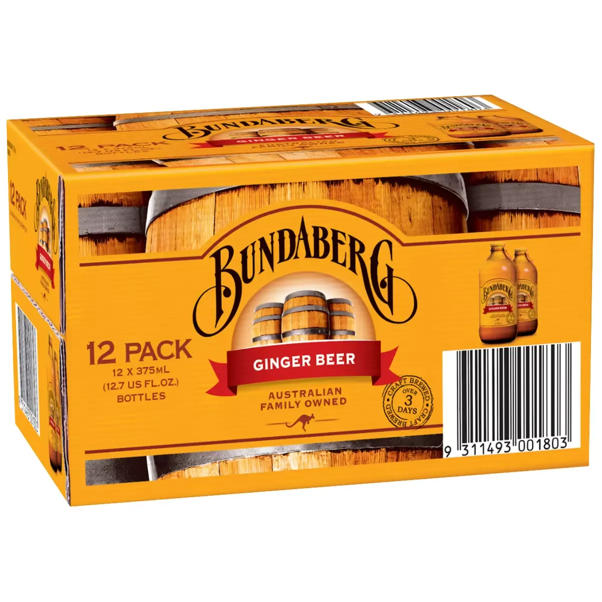 Bundaberg Ginger Beer 12 x 375ml