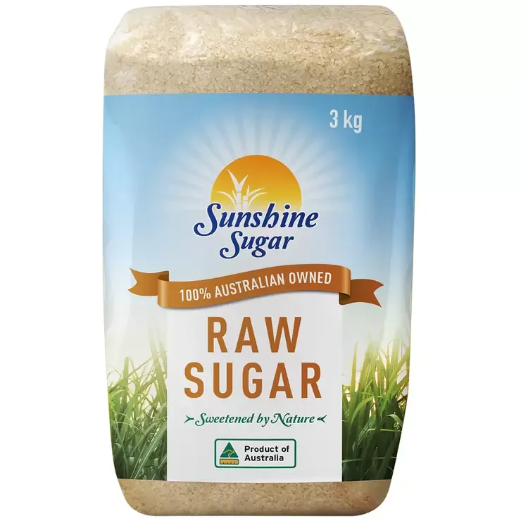 Sunshine Sugar Raw Sugar 3kg