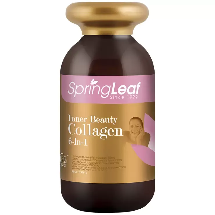 Springleaf Inner Beauty Collagen 6 In 1 180 Capsules
