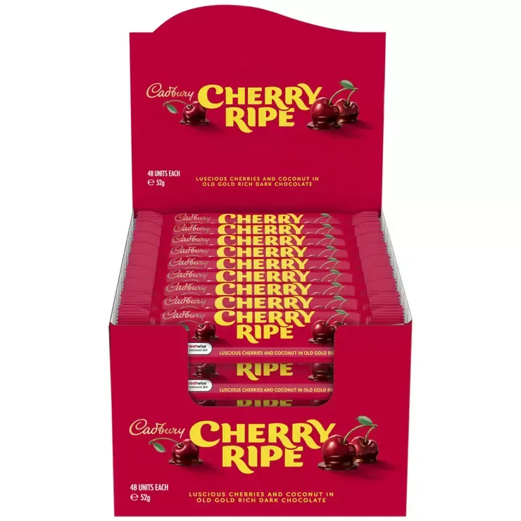Cadbury Cherry Ripe 48 x 52g