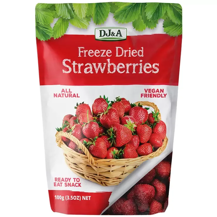 DJ&amp;A Freeze Dried Strawberries 100g