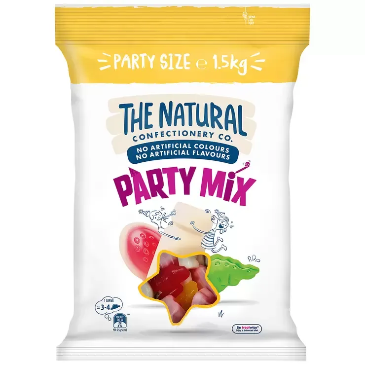The Natural Confectionery Company Party Mix 1.5kg