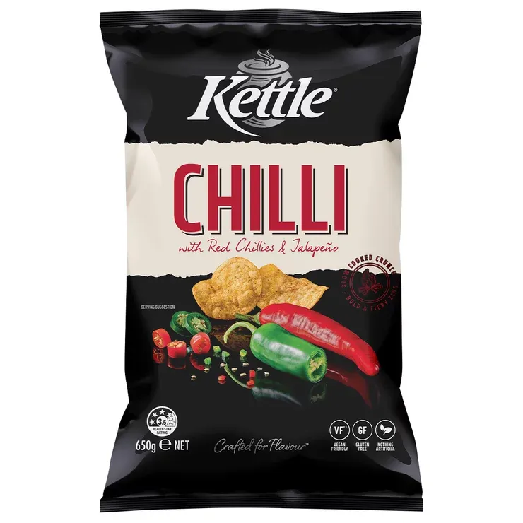 Kettle Chilli Chips 650g