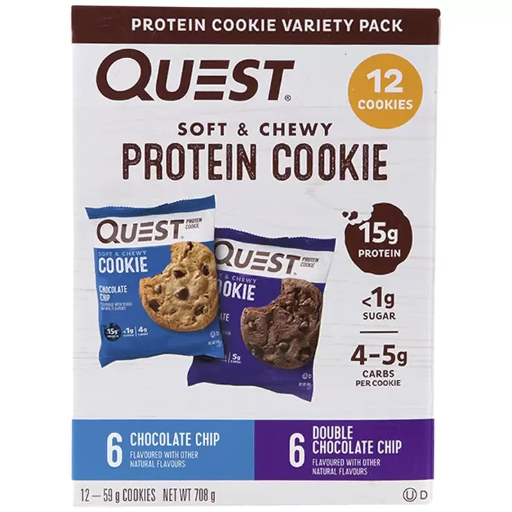 Quest Protein Cookie Variety Pack 12 x 59g