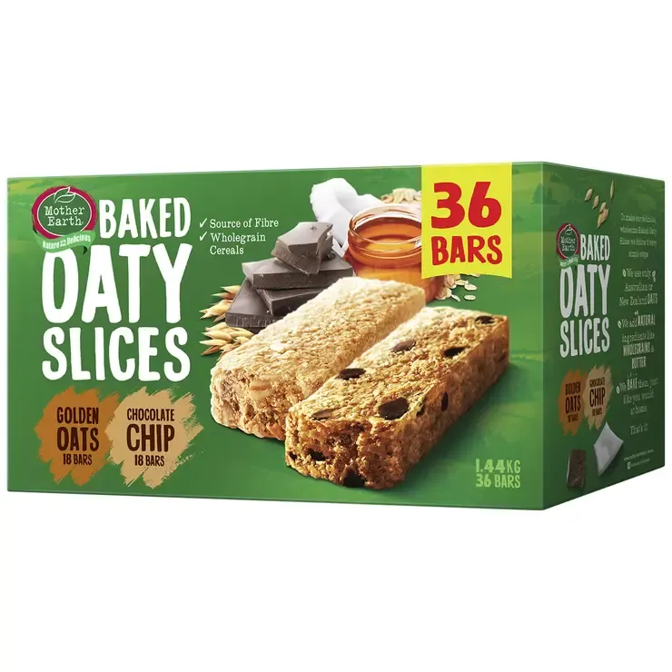 Mother Earth Baked Oaty Slices 36 x 40g
