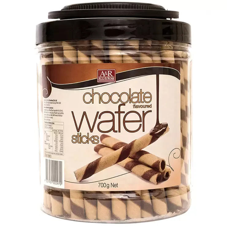 Alli &amp; Rose Chocolate Wafer Sticks 700g