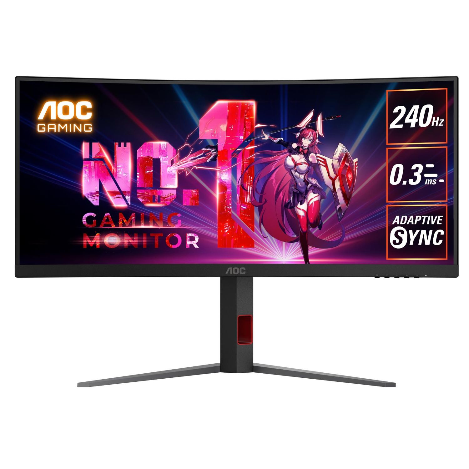 AOC CU34G4Z 34' WQHD 240Hz Curved Gaming Monitor
