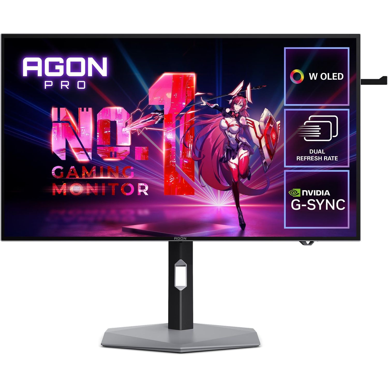 AOC AGON AGP327UZD 32' Dual Mode 4K UHD 240Hz W-OLED Gaming Monitor