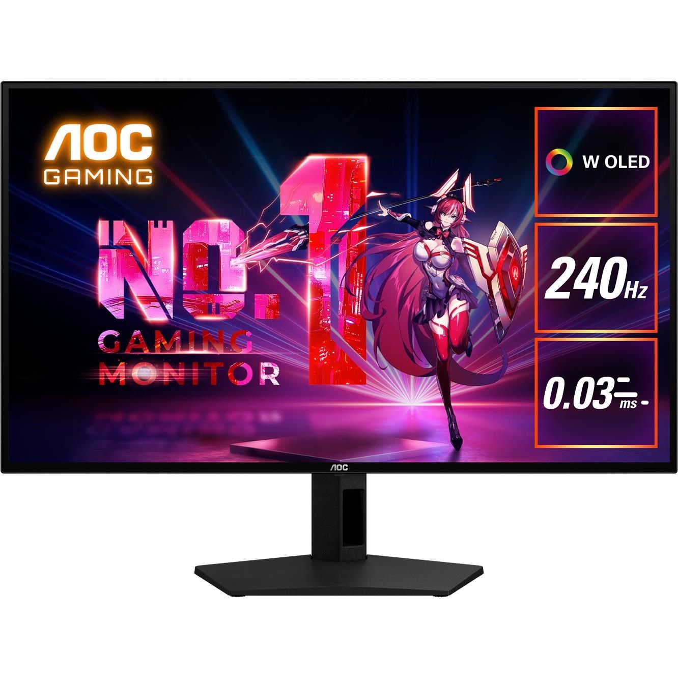 AOC Q27G41ZDP 27' QHD 240Hz OLED Gaming Monitor